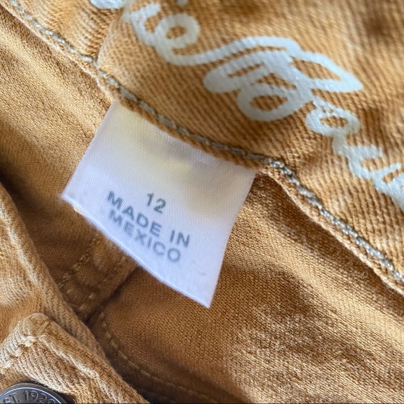 Vintage Eddie Bauer Mustard Yellow Skinny Jeans - Picture 7 of 9